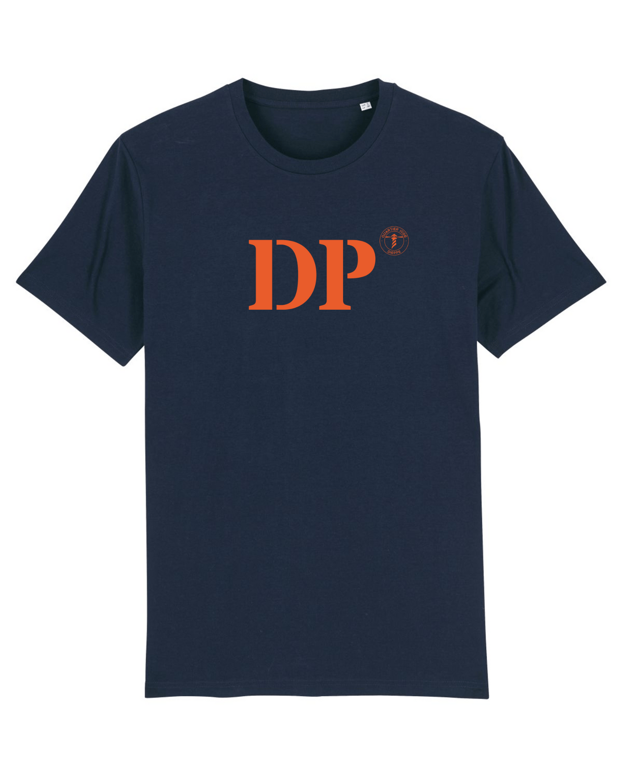 T-shirt Dieppe DP - Marine et orange - Quartier iodé