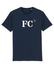 T-shirt Fécamp FC - Bleu Marine et Blanc - Quartier iodé