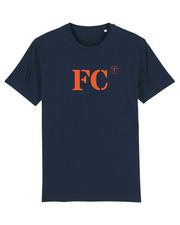 T-shirt Fécamp FC - Marine et orange - Quartier iodé