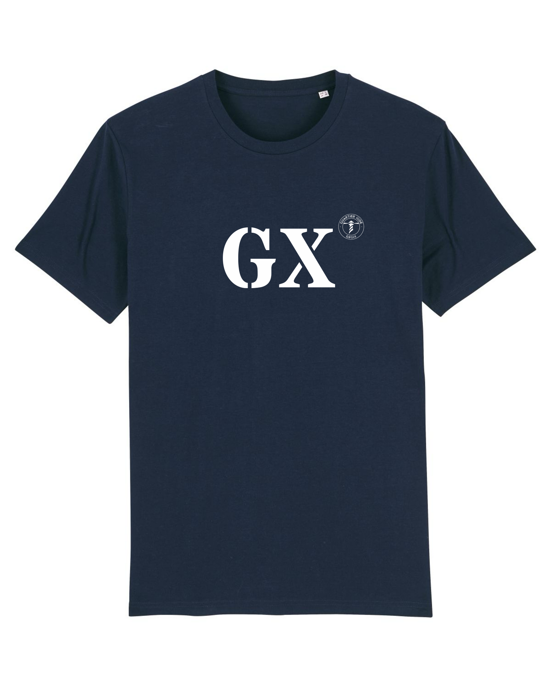 T-shirt Groix GX Marine et Blanc - Quartier iodé