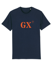 T-shirt Groix GX Marine et orange - Quartier iodé