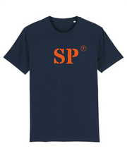 T-shirt Saint - Pierre - et - Miquelon SP Marine et orange - Quartier iodé