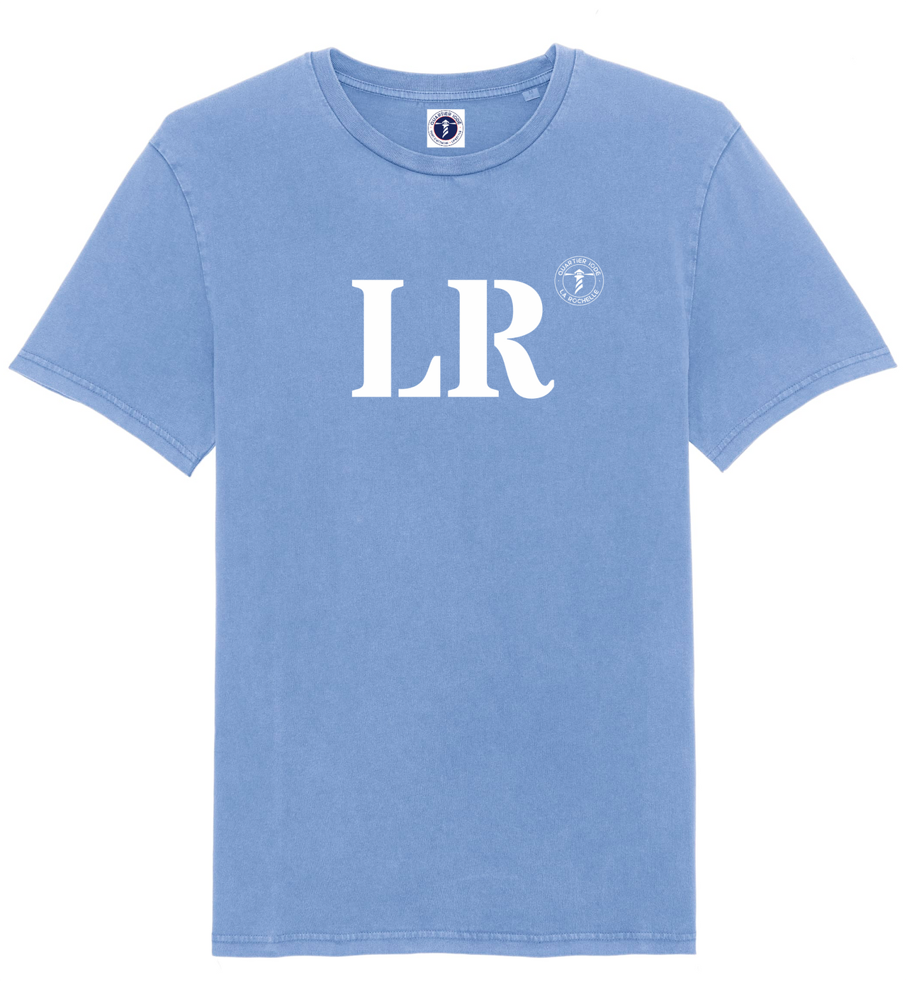 Avec votre tee shirt Quartier iodé, portez votre port d'attache La Rochelle LR et soyez les premiers supporters de votre port de coeur