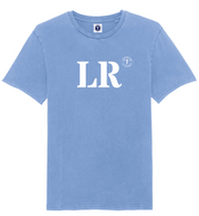 T-shirt La Rochelle LR "MON QUARTIER MARITIME" Bleu ciel Blanc Unisexe - Quartier iodé