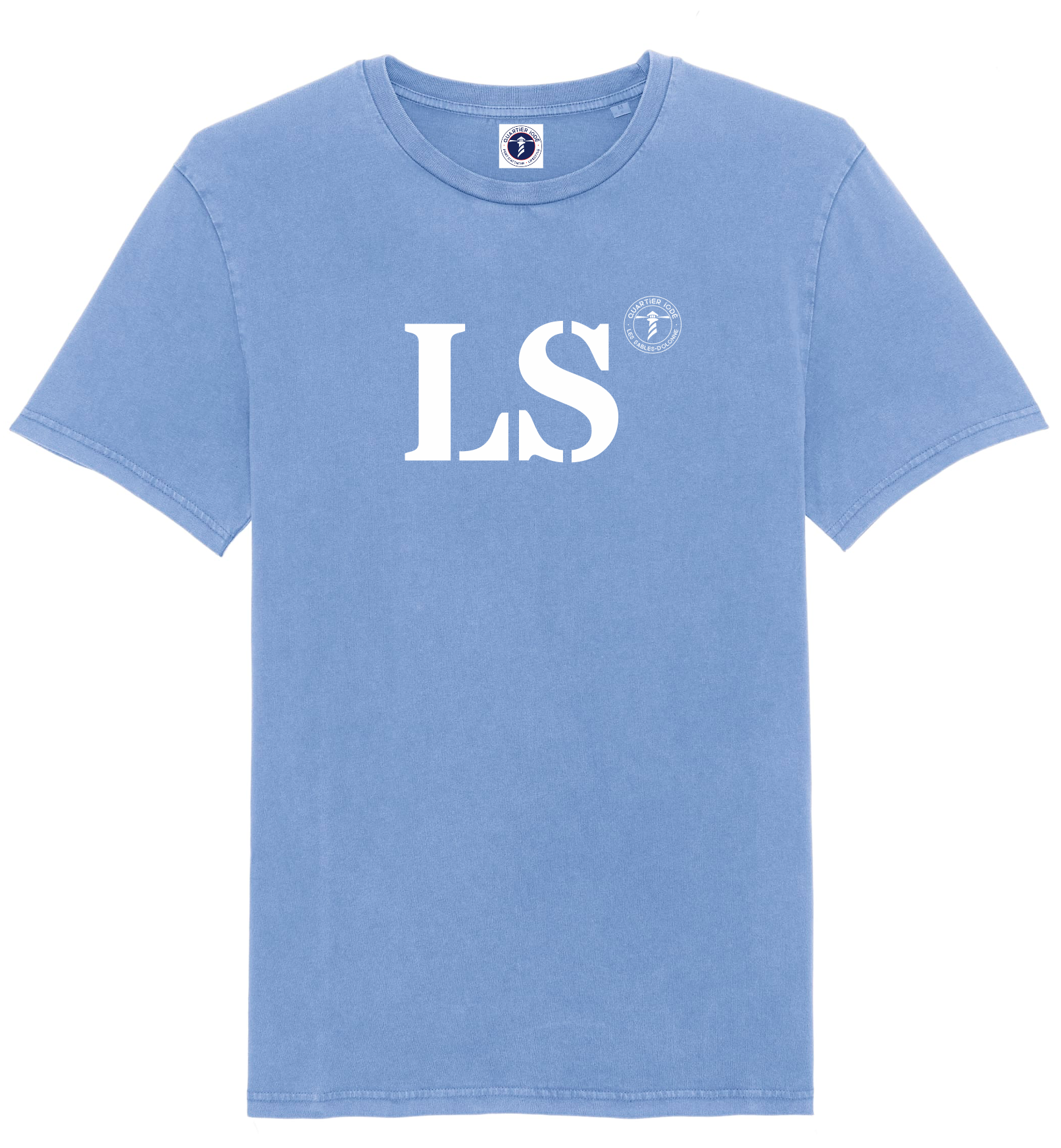 Avec votre tee shirt Quartier iodé, portez votre port d'attache Les Sables d'Olonne et soyez les premiers supporters de votre port de coeur