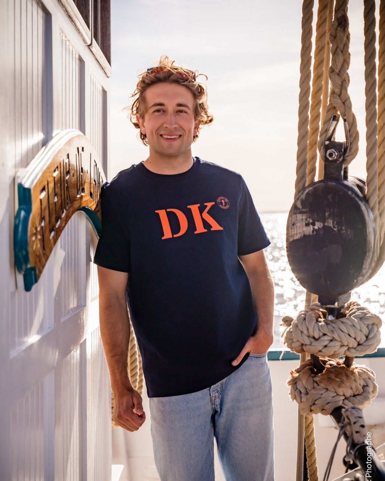 Tshirt Port de Dunkerque "DK" de "quartier iodé" pour les amoureux de leur port de coeur! 