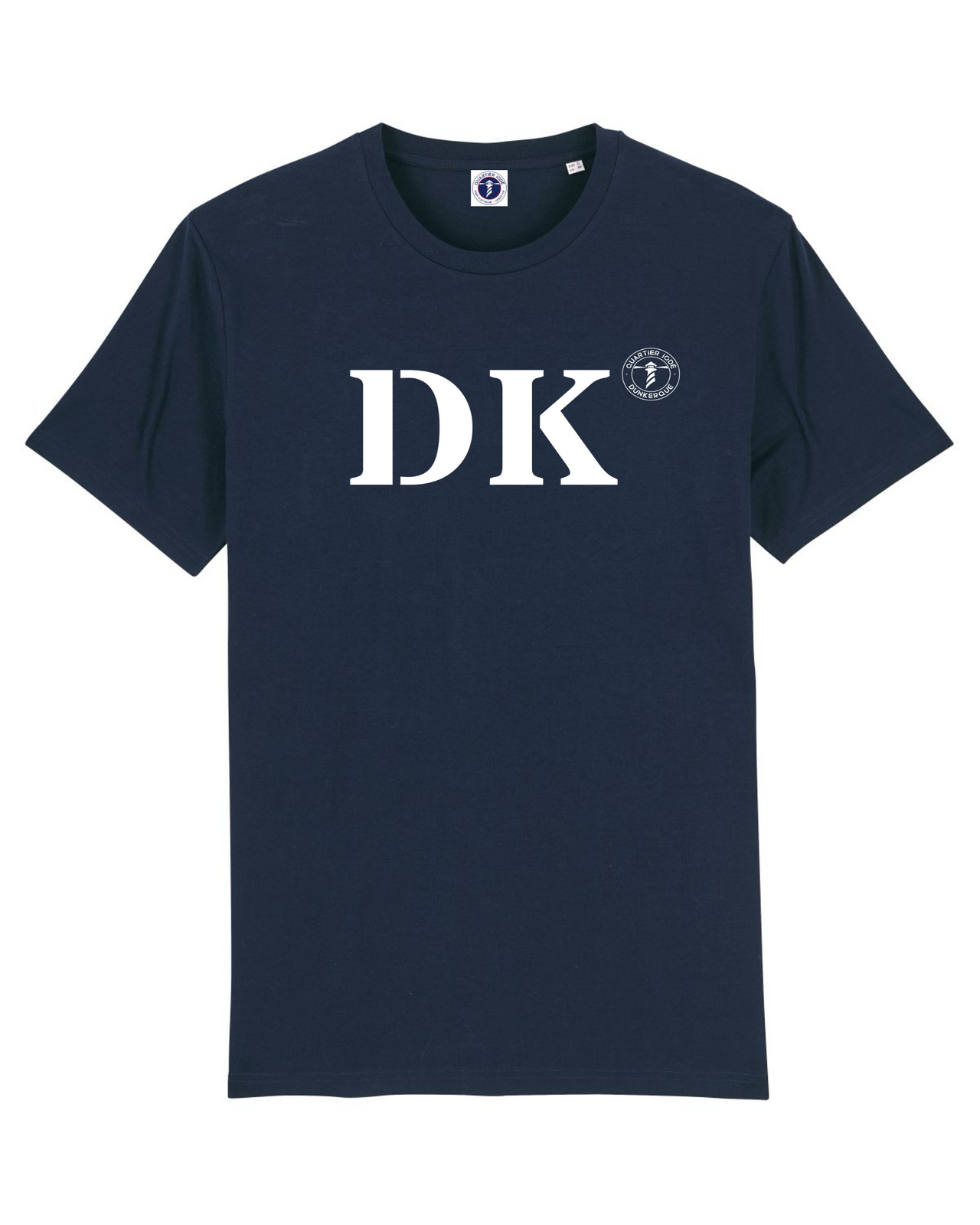 Tee shirt Homme Port de Dunkerque DK de "quartier iodé" pour les amoureux de leur port de coeur! 