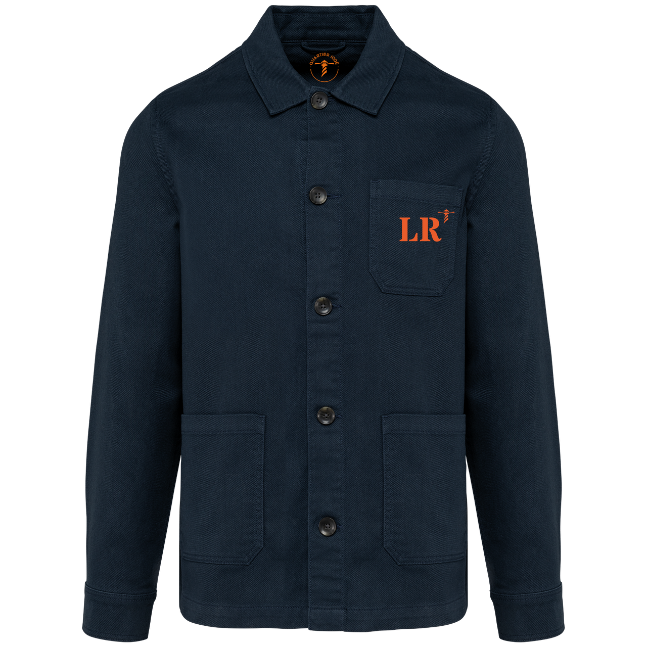 Veste worker La Rochelle LR bleu marine de Quartier iodé