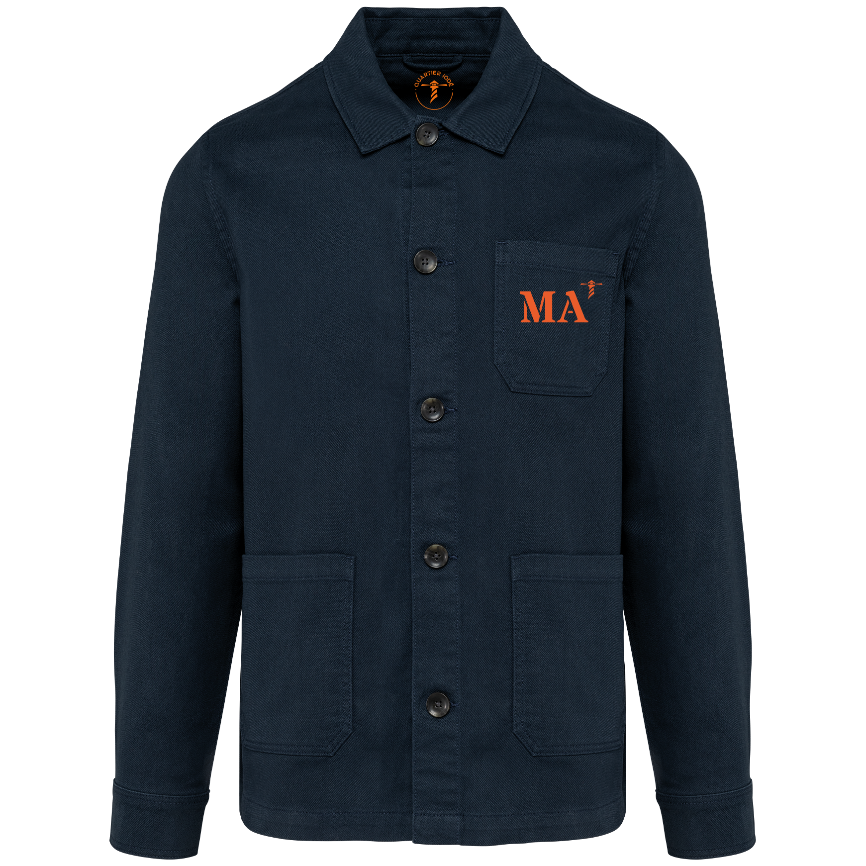 Veste worker Marseille MA bleu marine de chez Quartier iodé