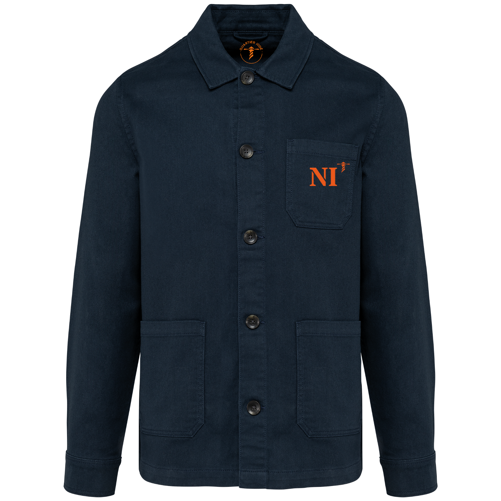 Veste worker bleu marine Nice NI de chez Quartier iodé