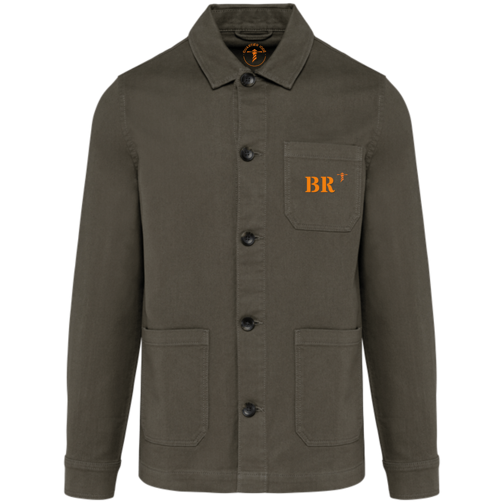 Veste worker Brest BR "MON QUARTIER MARITIME" - Unisexe - Quartier iodé