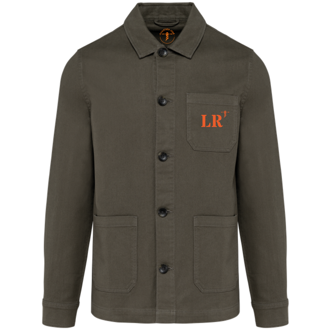 Veste worker La Rochelle LR kaki de Quartier iodé