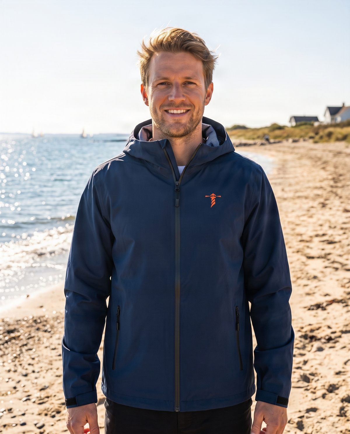 Veste homme imperméable de la marque Quartier iodé.