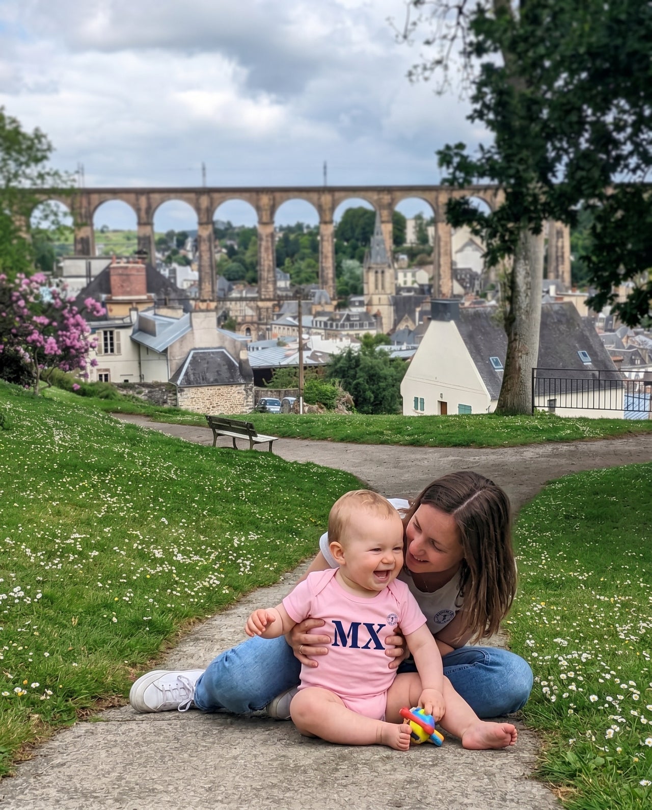 Body enfant Morlaix MX - Rose et Bleu