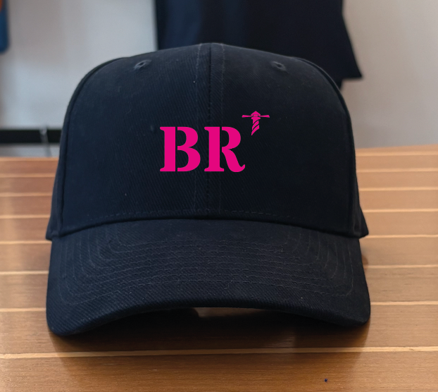 casquette bleu marine rose  quartier iodé
