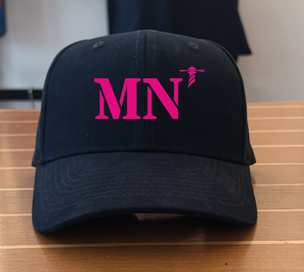 casquette bleu marine rose  quartier iodé