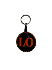 Porte clef Quartier iodé x 727 sailsbags  Bleu Marine - Blanc/ orange - Quartier iodé