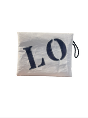 Pochette LO Bleu Quartier iodé x 727 Sailbags 