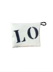 Pocket Quartier iodé x 727 sailbags  Bleu Marine - Blanc/ orange - Quartier iodé