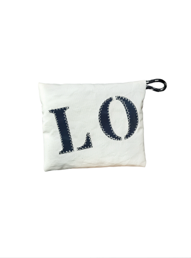 Pocket Quartier iodé x 727 sailbags  Bleu Marine - Blanc/ orange - Quartier iodé