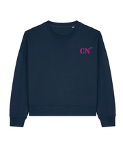 Sweat Caen CN Vert - Rose / Bleu Marine - Rose quartier iodé