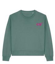 Sweat Caen CN Vert - Rose / Bleu Marine - Rose quartier iodé