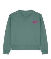 Sweat Le Guilvinec GV Vert - Rose / Bleu Marine - Rose quartier iodé