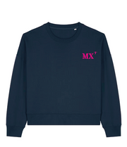 Sweat Morlaix MX Vert - Rose / Bleu Marine - Rose Quartier iodé