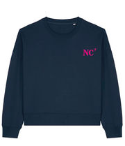 Sweat brodé Nouméa NC Vert / Rose - Bleu Marine / Rose - Quartier iodé