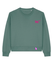 Sweat brodé Nouméa NC Vert / Rose - Bleu Marine / Rose - Quartier iodé