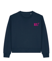 Sweat brodé La Réunion RU Vert / Rose - Bleu Marine / Rose - Quartier iodé