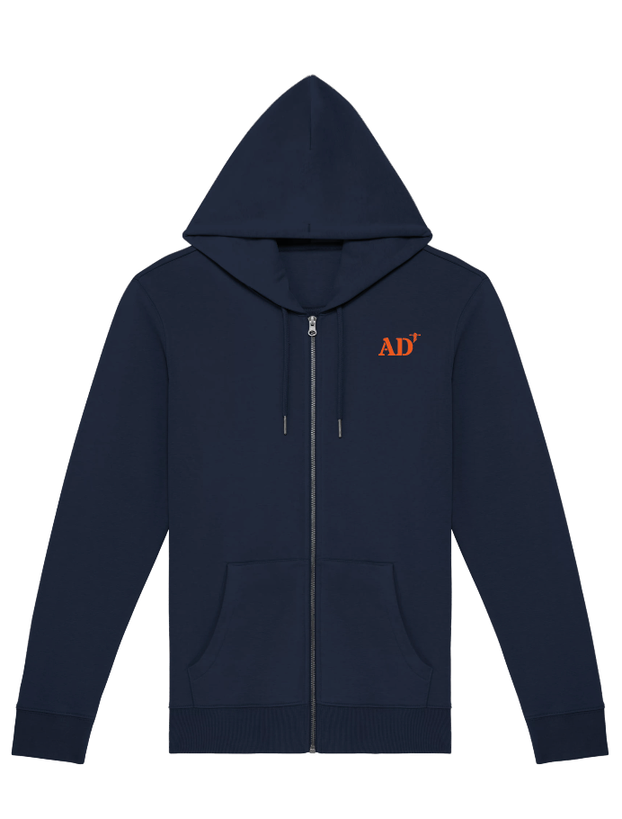 sweat zip AD Audierne brodé