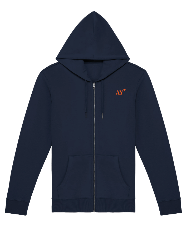 sweat zip AY Auray brodé