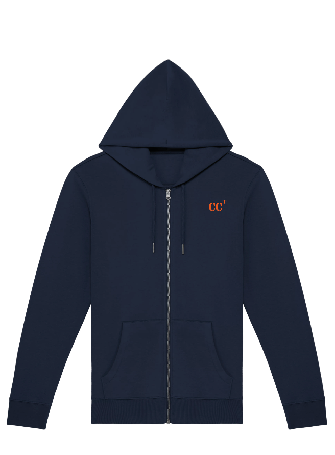 sweat zip CC Concarneau brodé
