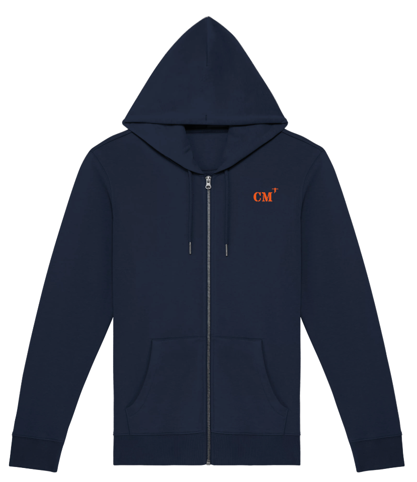 sweat zip CM Camaret brodé