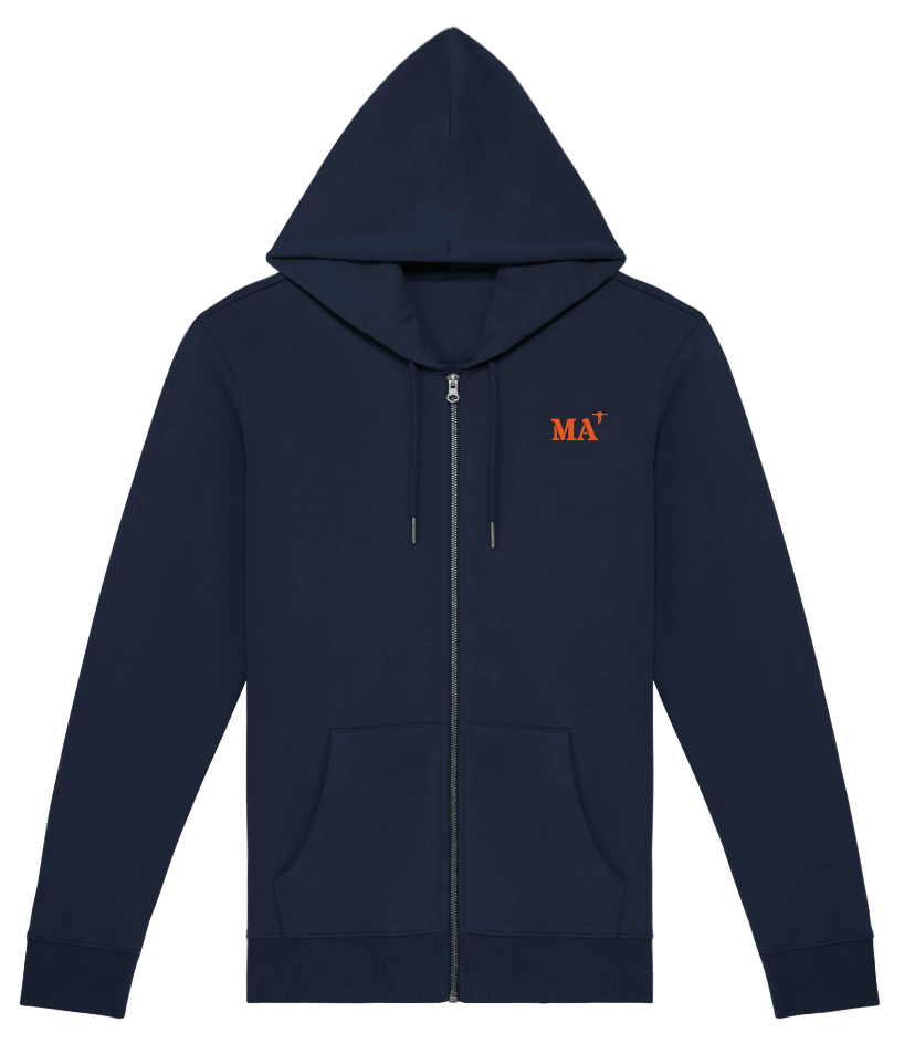 sweat zip MA Marseille brodé