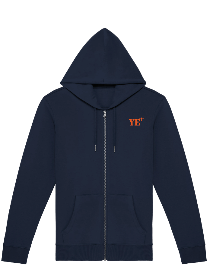 sweat zip YE Île d'Yeu brodé