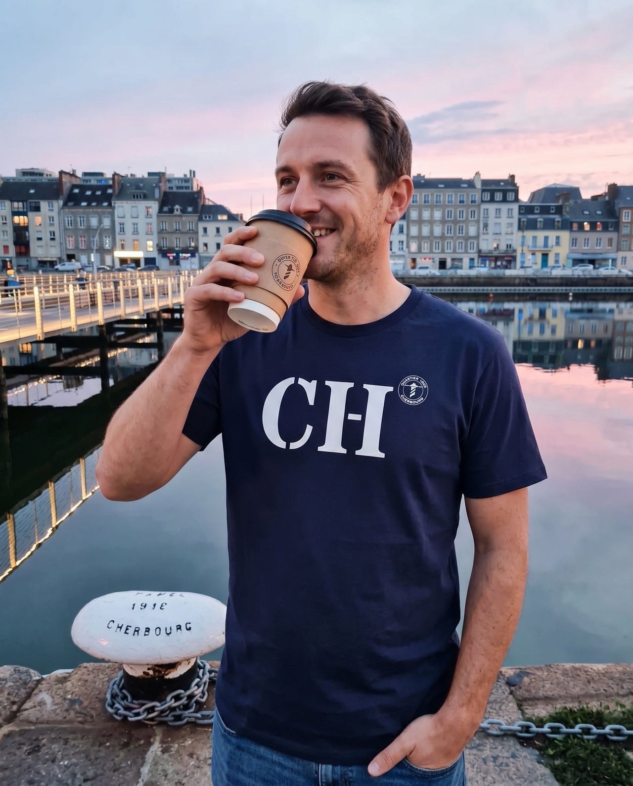 t-shirt CH Cherbourg