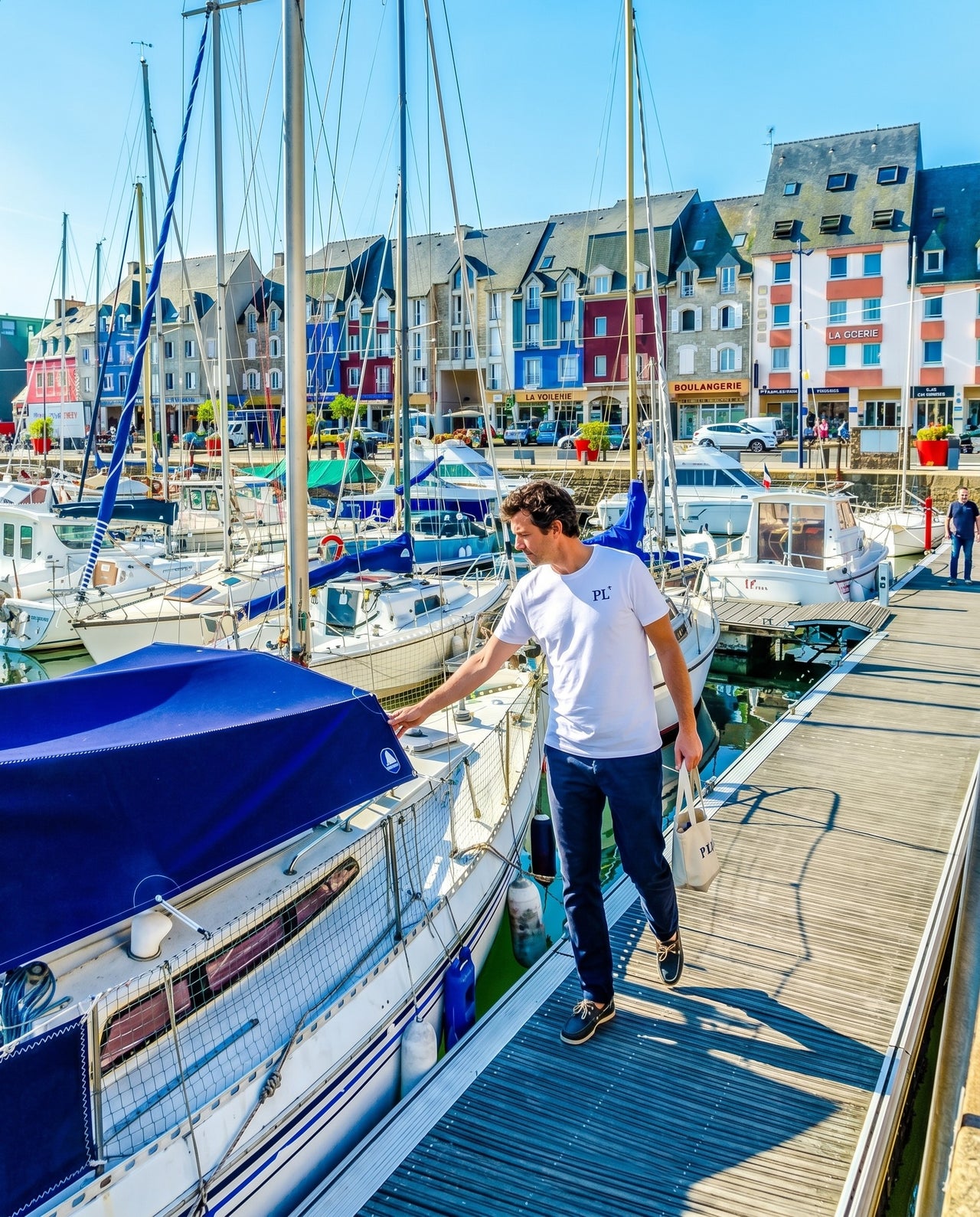 t-shirt PL Paimpol brodé