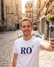 t-shirt RO Rouen blanc