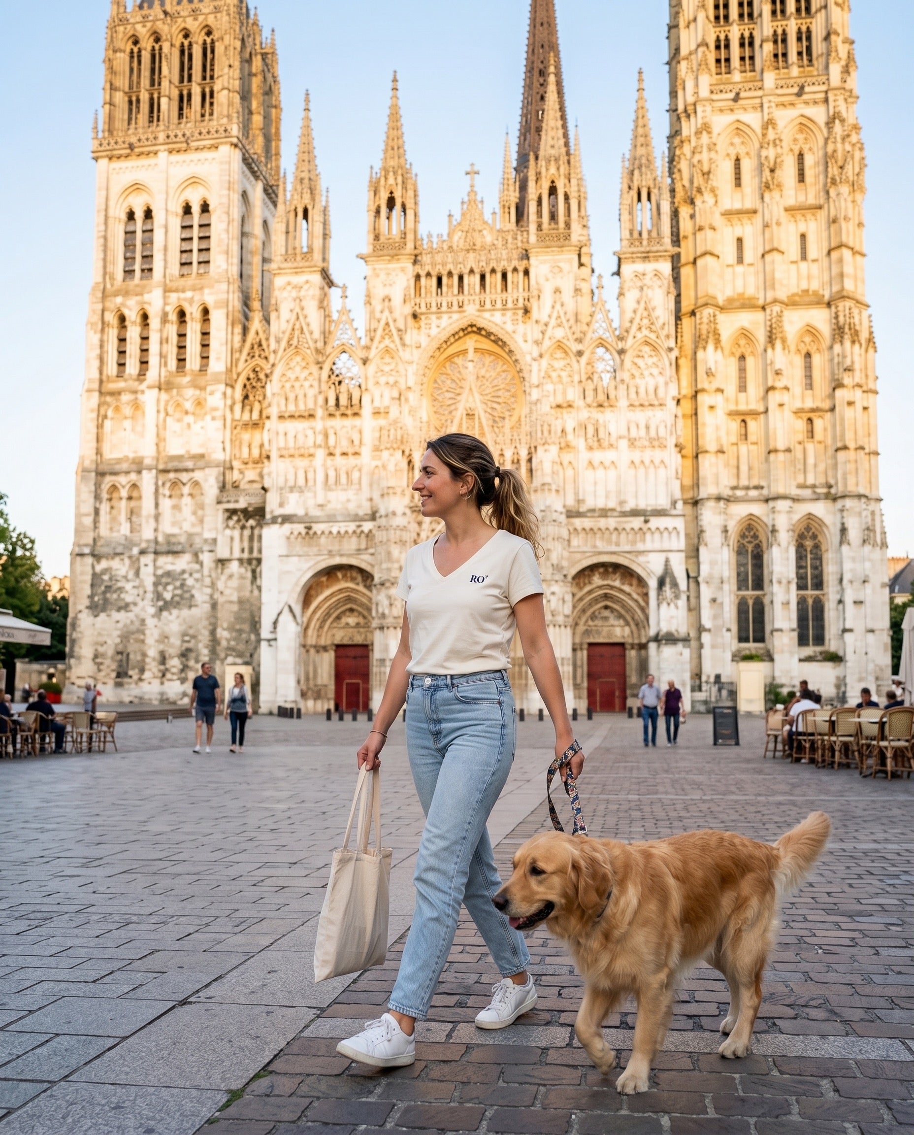 t-shirt RO Rouen crème