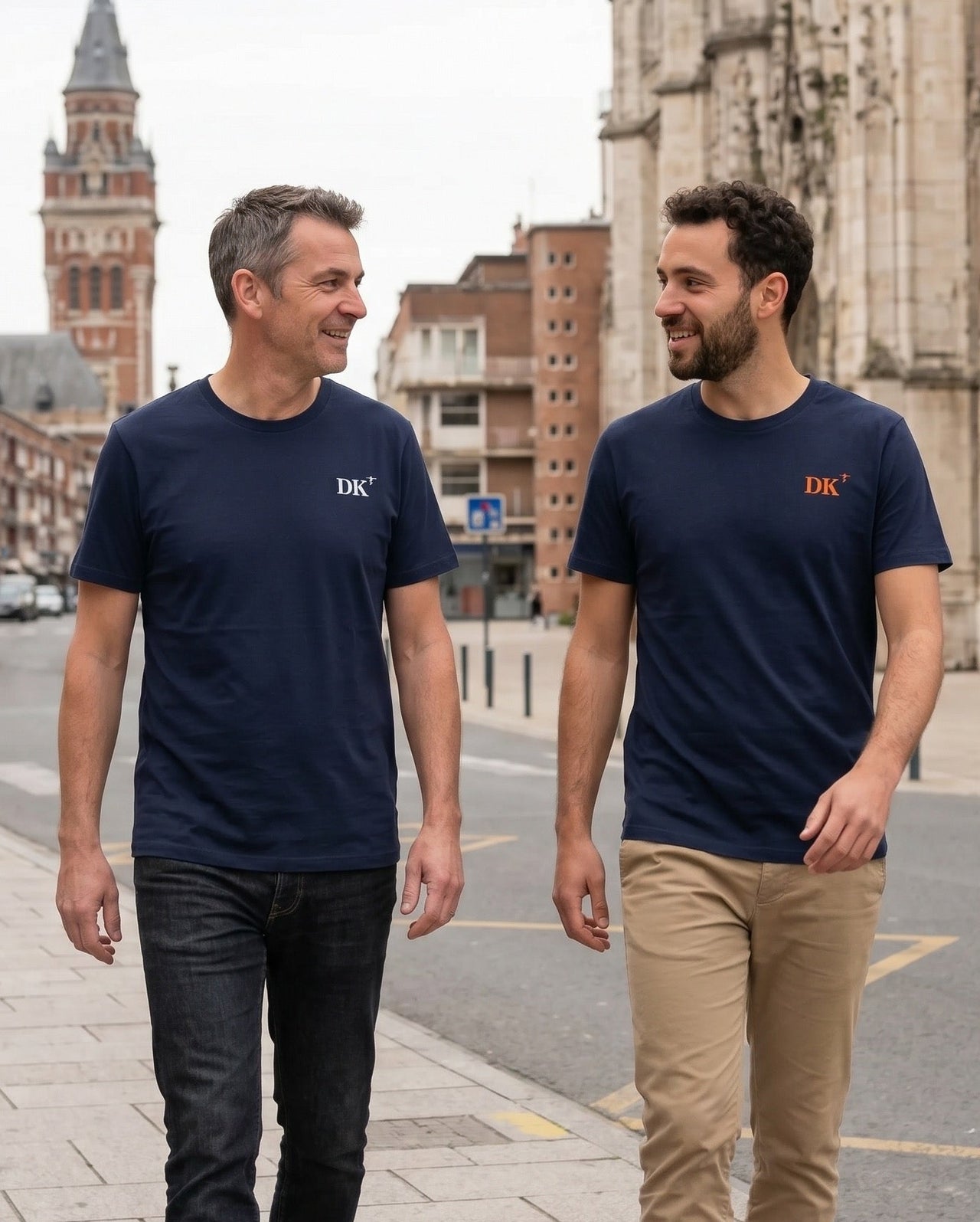 t-shirt brodé DK Dunkerque