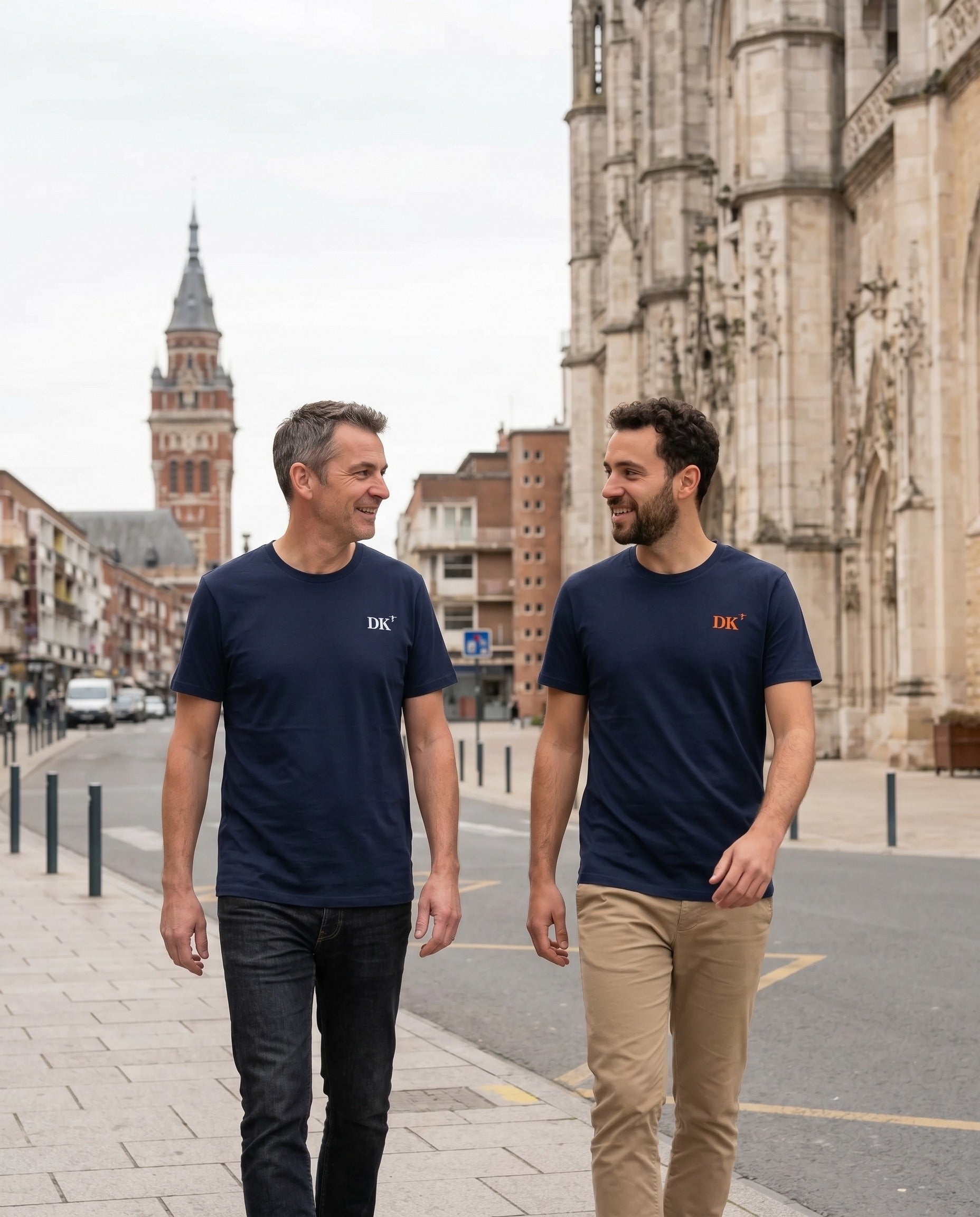 t-shirt brodé DK Dunkerque