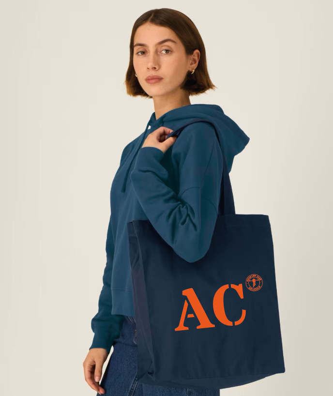 Tote bag AC Arcachon Bleu Marine - Orange