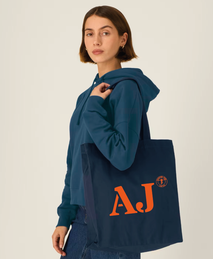 Tote bag AJ Ajaccio Bleu Marine - Orange