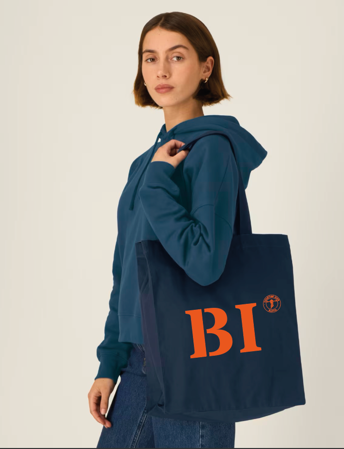 Tote bag BI Bastia Bleu Marine - Orange