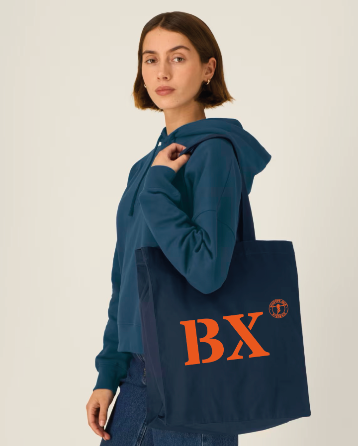 Tote bag BX Bordeaux Bleu Marine - Orange