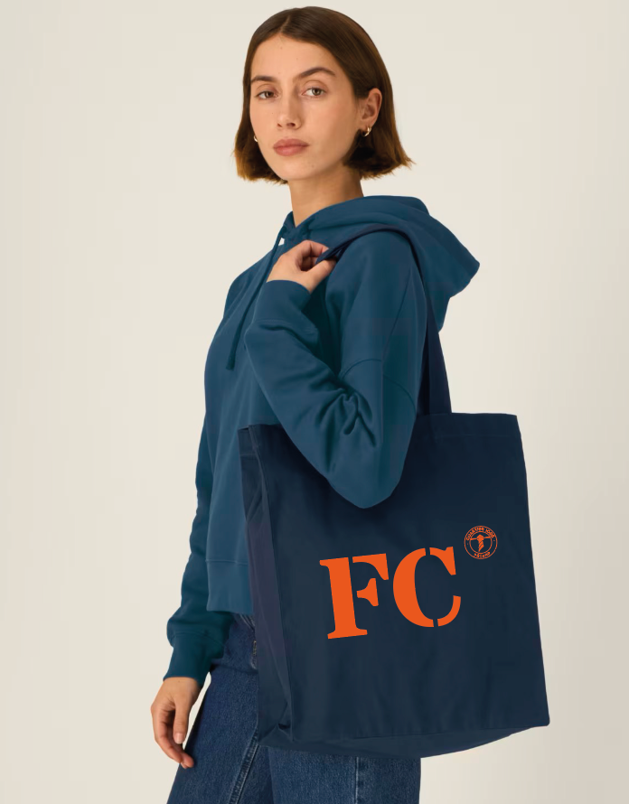 Tote bag FC Fécamp Bleu Marine - Orange