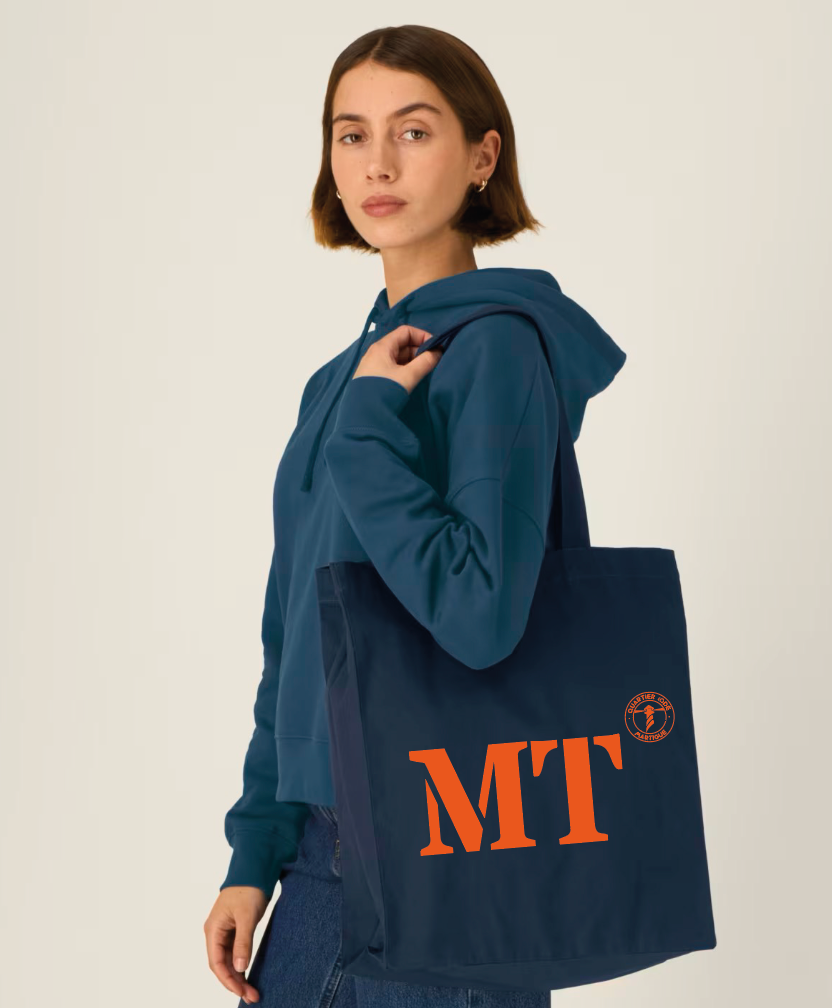 Tote bag MT Martigues Bleu Marine - Orange