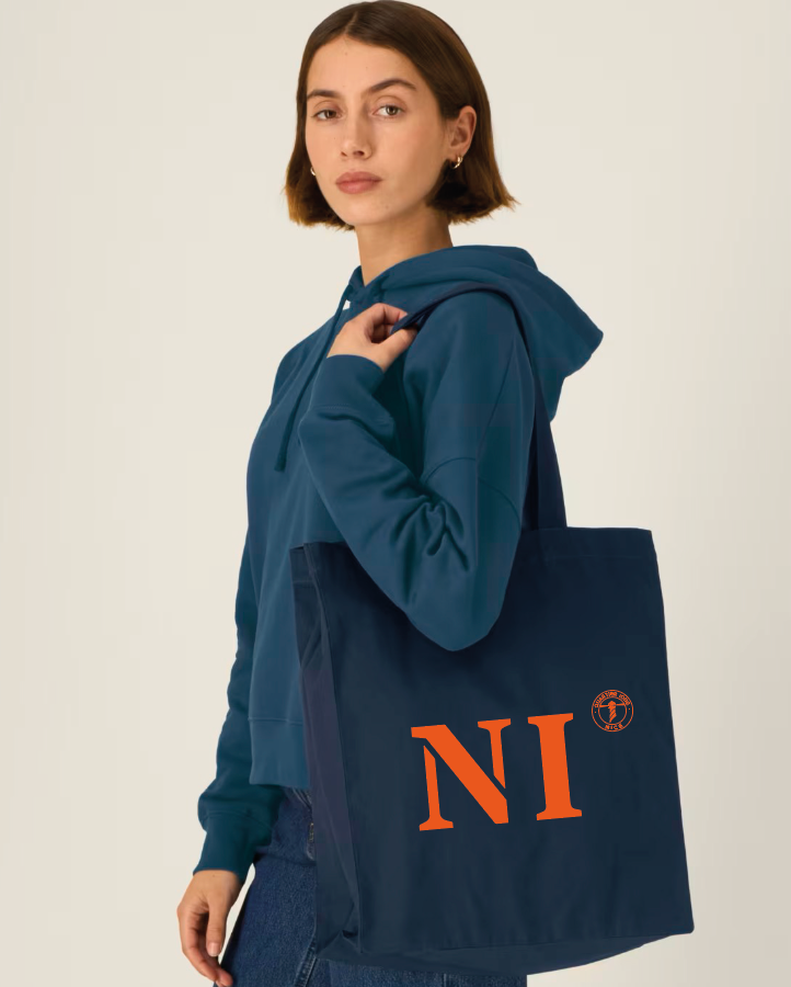 Tote bag NI Nice Bleu Marine - Orange